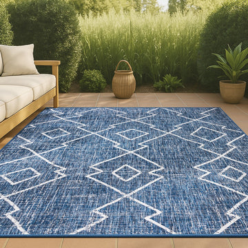 Carwa Tribal Diamond Trellis Indoor/outdoor Area Rug